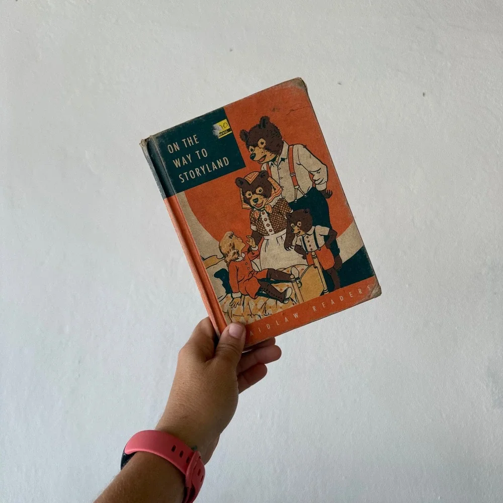 Vintage 1955 On the Way to Storyland Laidlaw Readers Hardcover School Book
